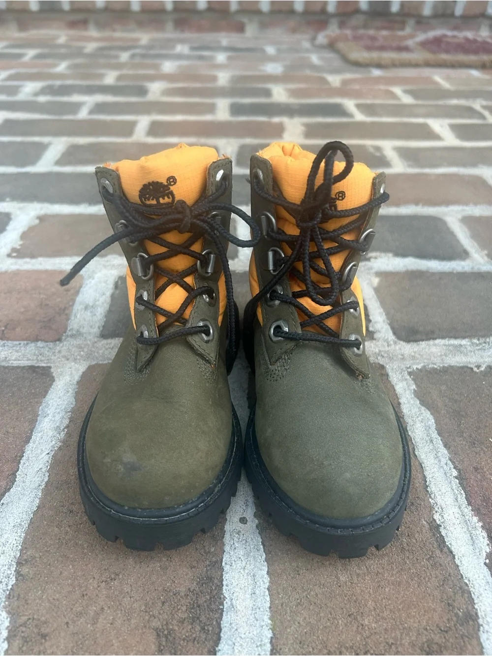 Timberland boots laceup size